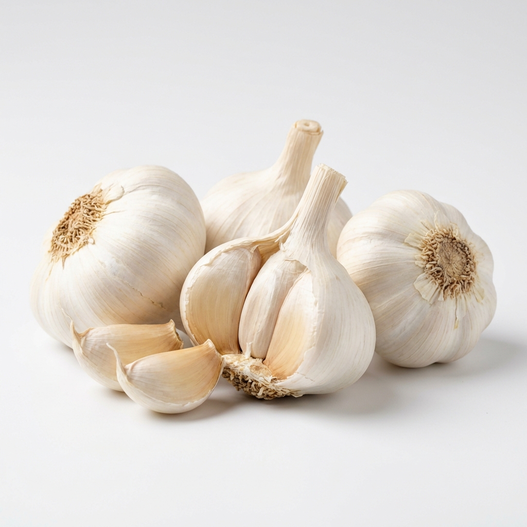 Fresh garlic bulbs, wholesale produce